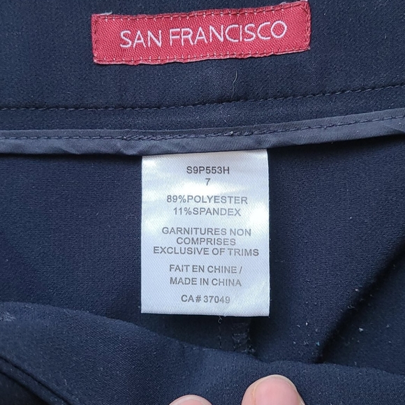 San Francisco navy trousers - Picture 3 of 3